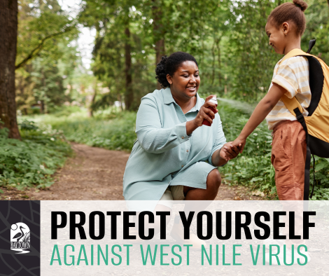 Protect yourself against West Nile Virus carried by Mosquitos