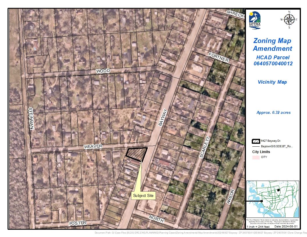6427 Bayway Drive - Zoning Map Amendment (ZP24070041)