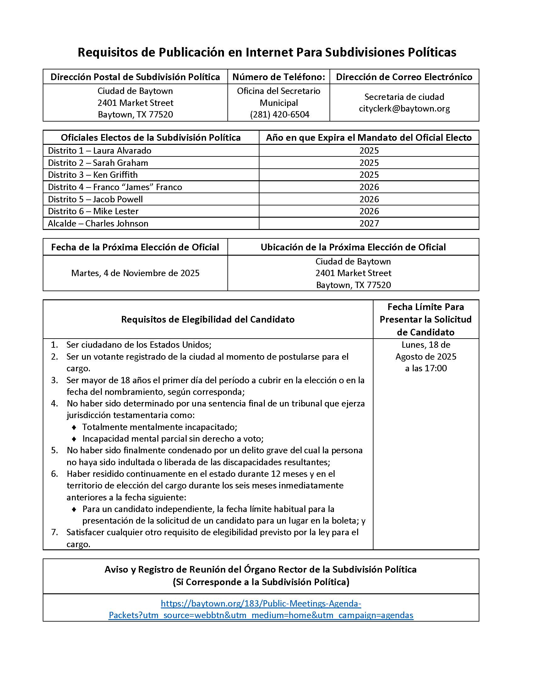 Election Internet Posting 2024  Spa