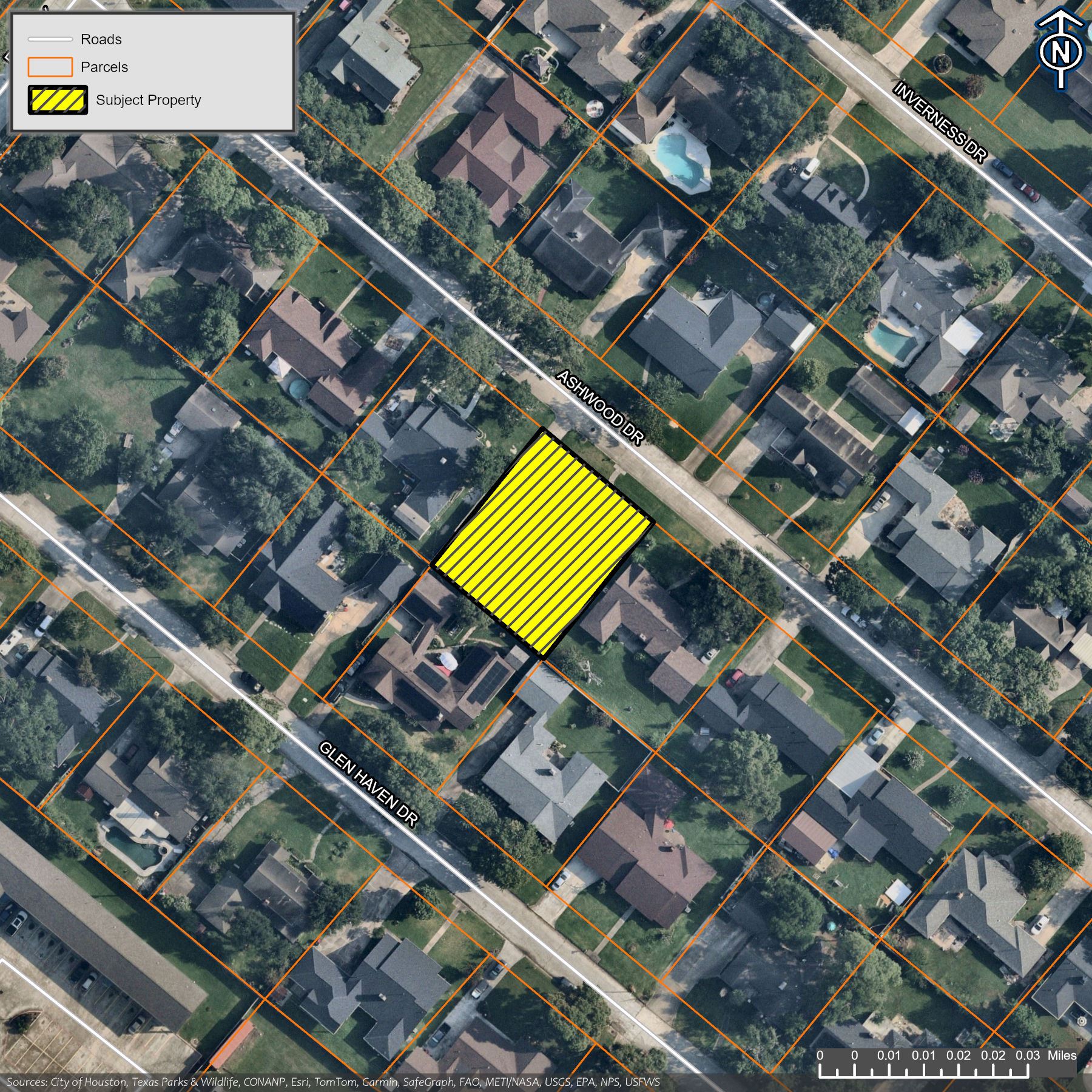 VicinityReport Map Layout