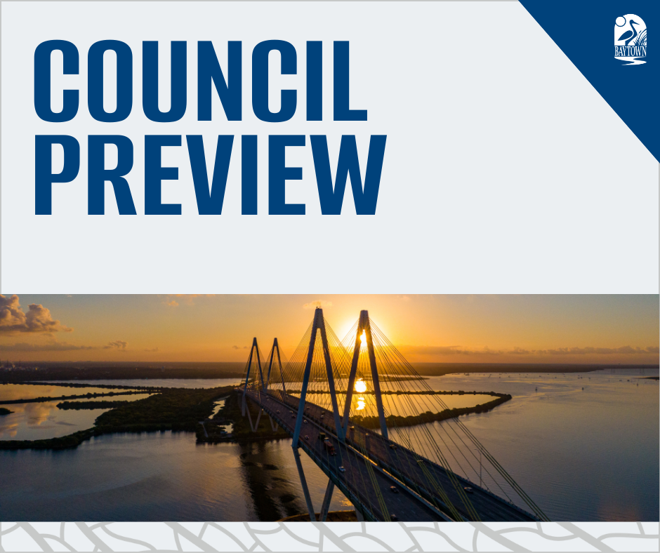 Council Preview with Fred Hartman Bridge photographed