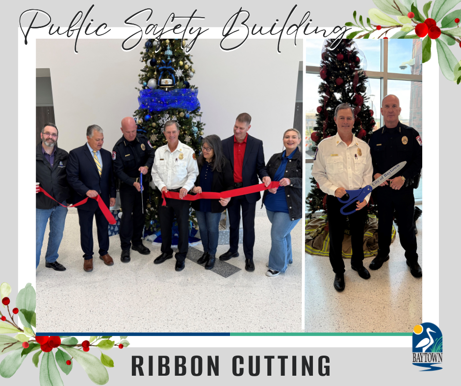 Public Safety Building Ribbon Cutting (Facebook Post)