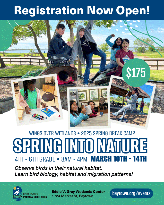 Wings over Wetlands 2025 Spring Break Nature Camp