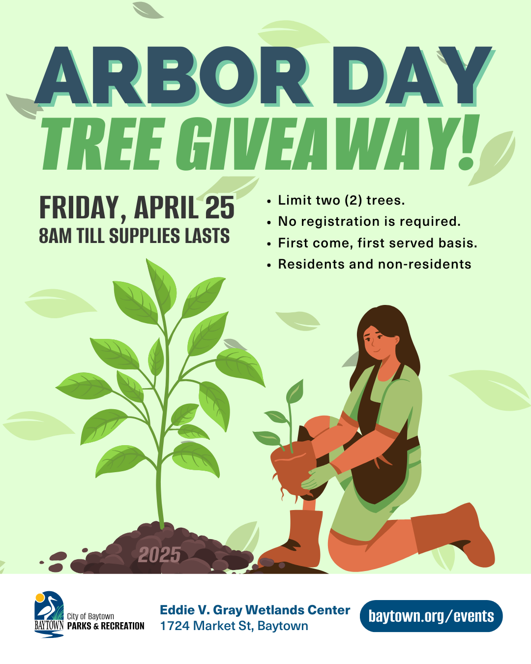 Arbor Day Flyer Graphic