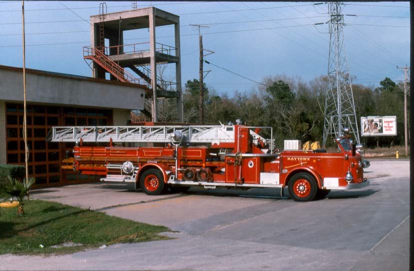 Baytown first aerial fire truck